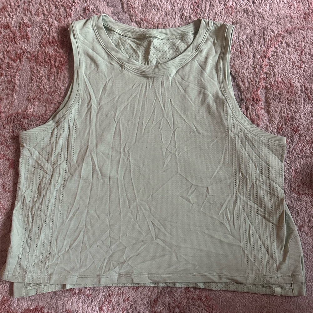 Lululemon Women's Sleeveless Top - Light Green